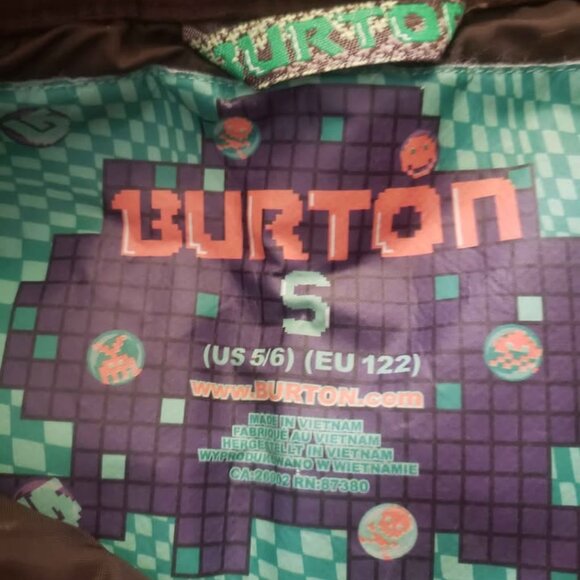 Kid's Burton Snowboarding Ski Pants Size 5/6 - Picture 2 of 3